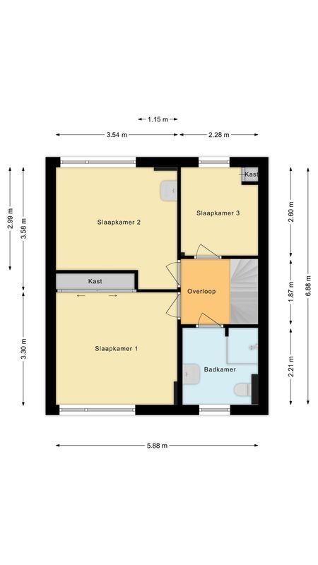 Ophoviusstraat 14 Floorplan Blur 1