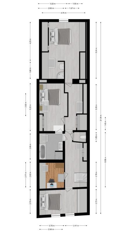 Loeffstraat 6 Floorplan Blur 2
