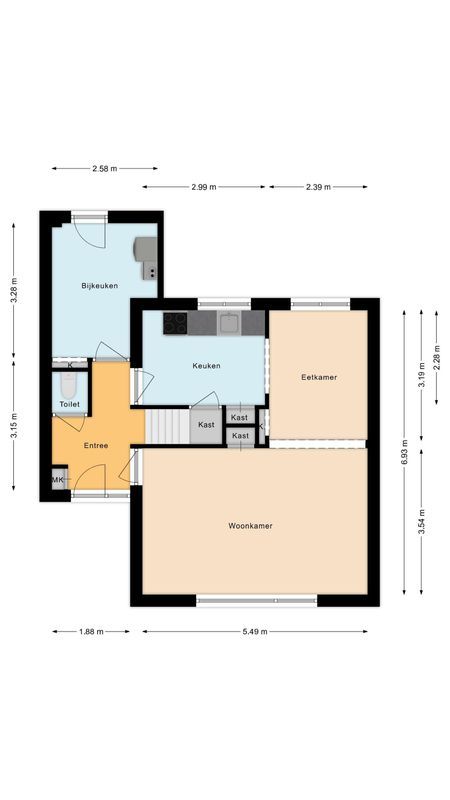 Burgemeester van Poppelstraat 107 Floorplan Blur 0