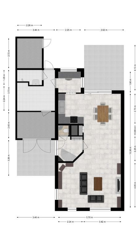 Krommeniestraat 62 Floorplan Blur 1