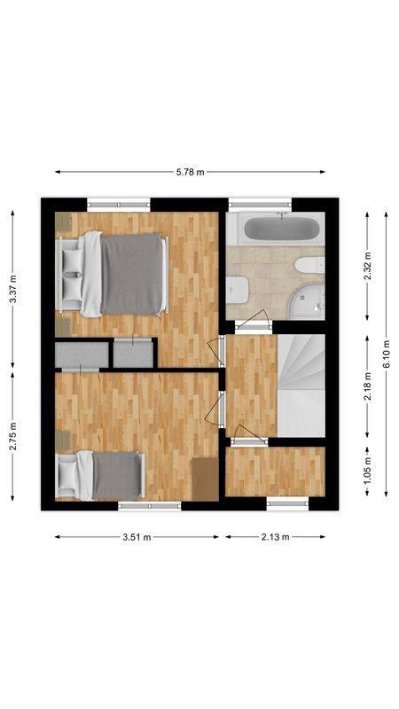 Professor Verbernelaan 55 Floorplan Blur 1