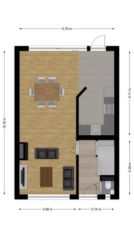 Professor Verbernelaan 55 Floorplan Blur 0