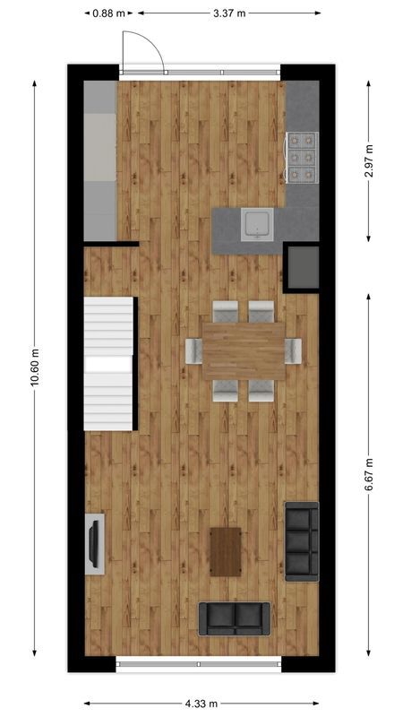 Chopinstraat 12 Floorplan Blur 1