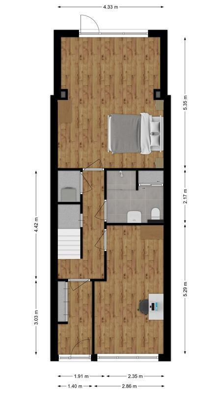 Chopinstraat 12 Floorplan Blur 0