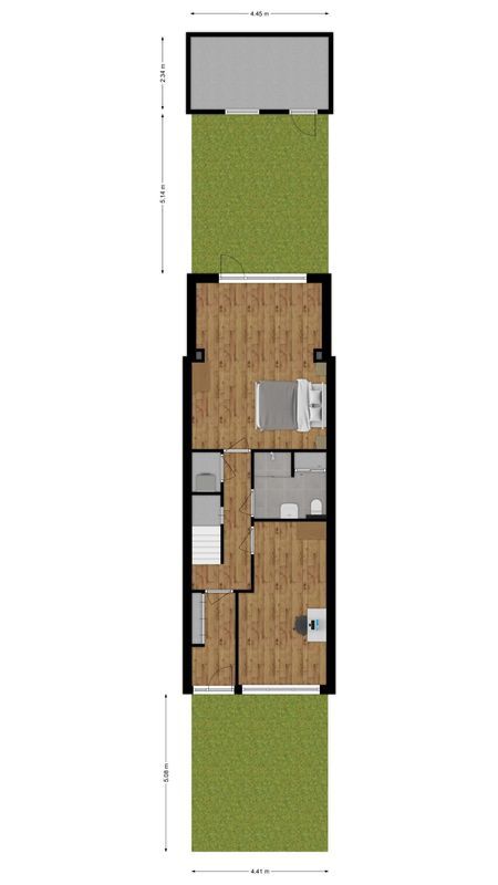 Chopinstraat 12 Floorplan Blur 2