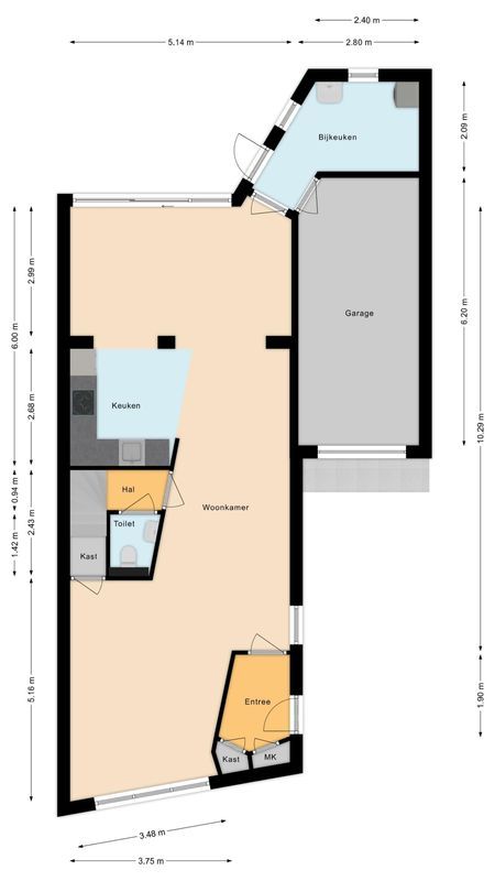 de Ambachten 93 Floorplan Blur 1