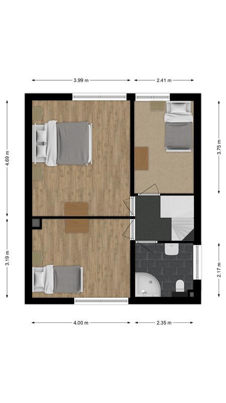 Mozartlaan 236 Floorplan Blur 1