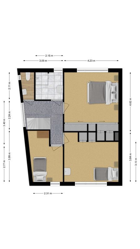 Karmijnstraat 52 Floorplan Blur 1