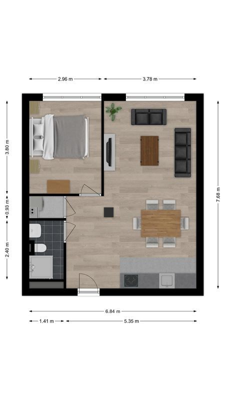 Mr. van Coothstraat 55 - 02 Floorplan Blur 0