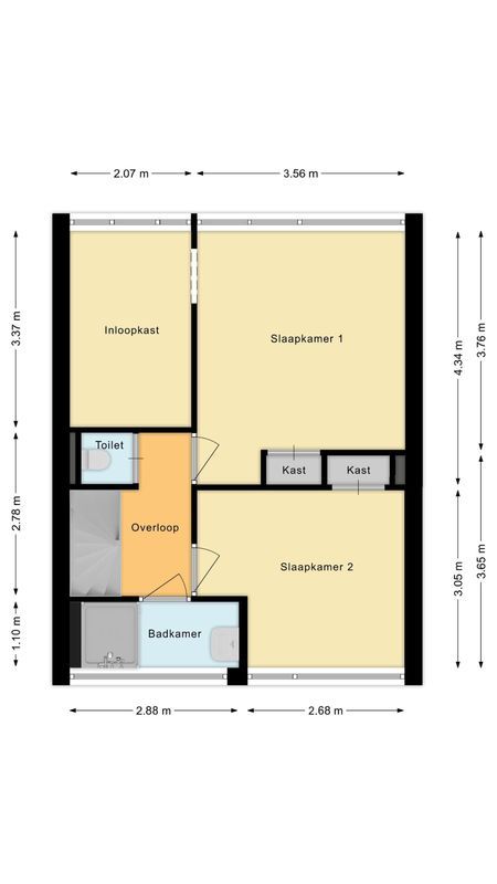 Midaslaan 25 Floorplan Blur 1