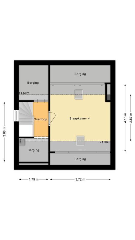 van der Puttstraat 52 Floorplan Blur 3