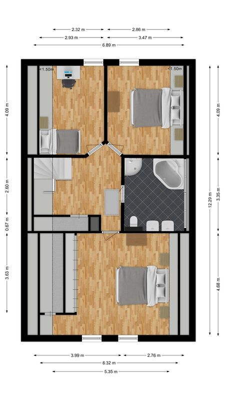 Langendijk 110 Floorplan Blur 1
