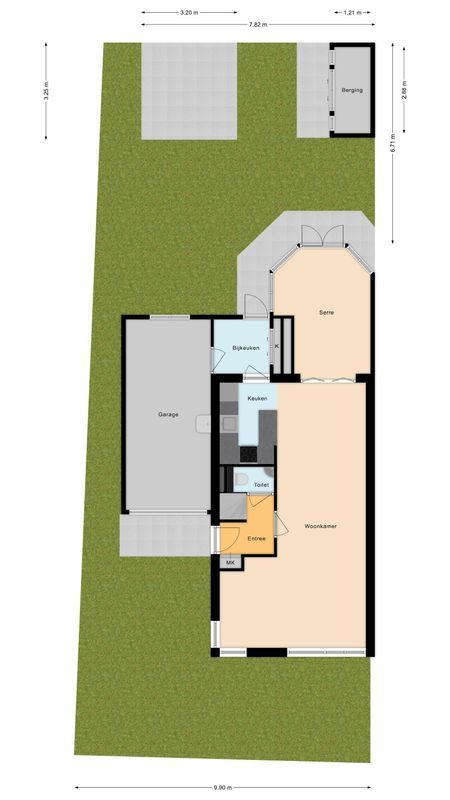 van Heinsbergstraat 18 Floorplan Blur 3
