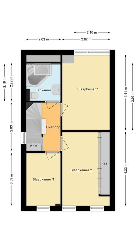 van Heinsbergstraat 18 Floorplan Blur 1