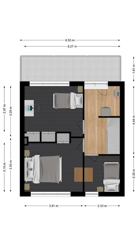 Amarantstraat 62 Floorplan Blur 3