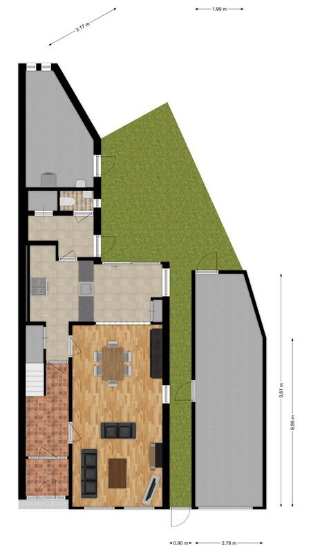 Violierstraat 17 Floorplan Blur 2