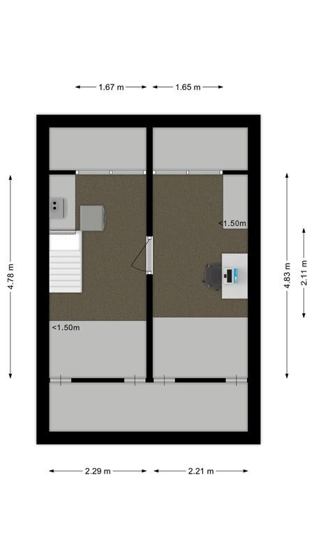 Esdoornstraat 23 Floorplan Blur 3