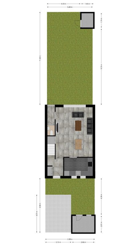Bruinissestraat 50 Floorplan Blur 2