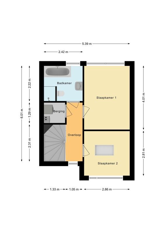 Johanna Naberstraat 16 Floorplan Blur 1