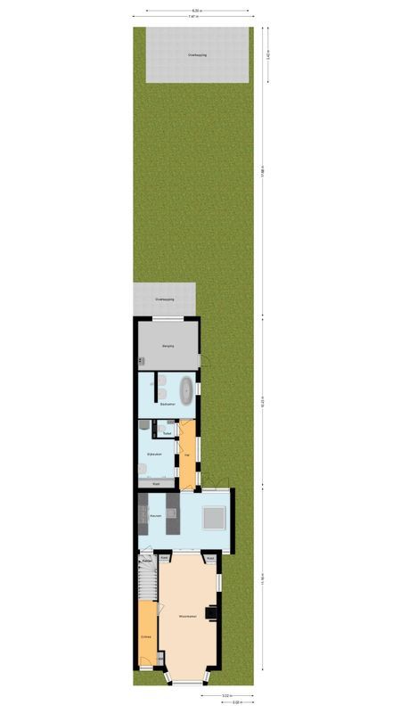 Julianastraat 60 Floorplan Blur 4