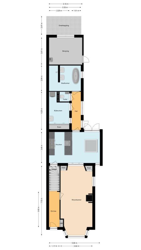 Julianastraat 60 Floorplan Blur 1