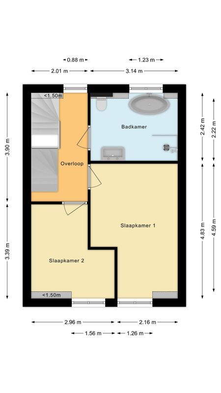 Melkweg 61 Floorplan Blur 1