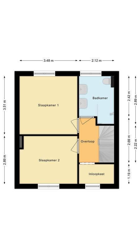 Eeuwselstraat 53 Floorplan Blur 1