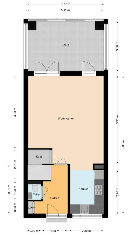 Vestingwal 37 Floorplan Blur 0