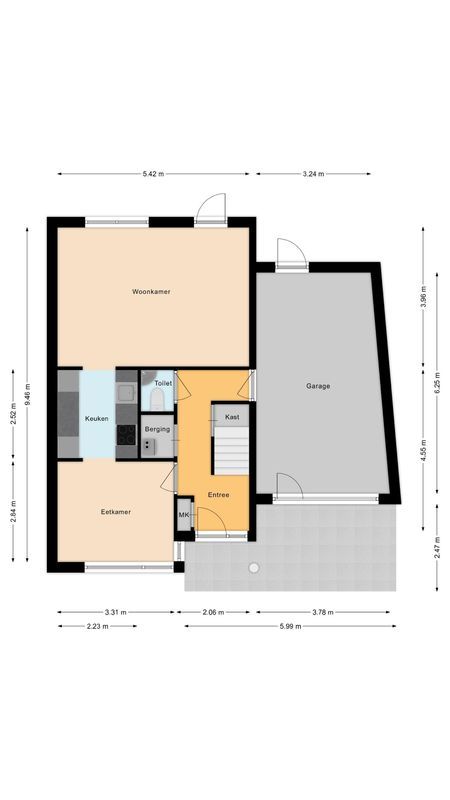 Laan van Tolkien 154 Floorplan Blur 1