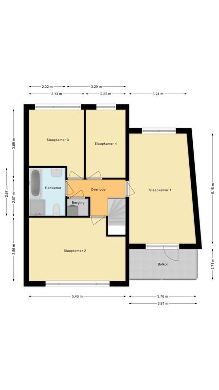 Laan van Tolkien 154 Floorplan Blur 2