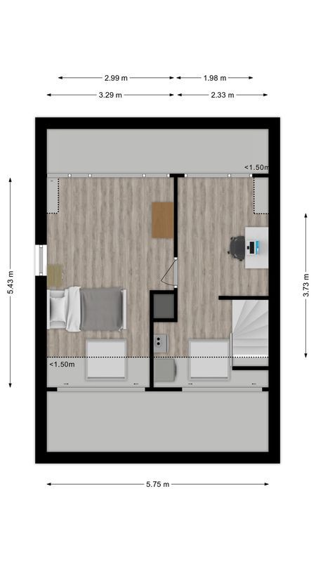 De Dommel 90 Floorplan Blur 2