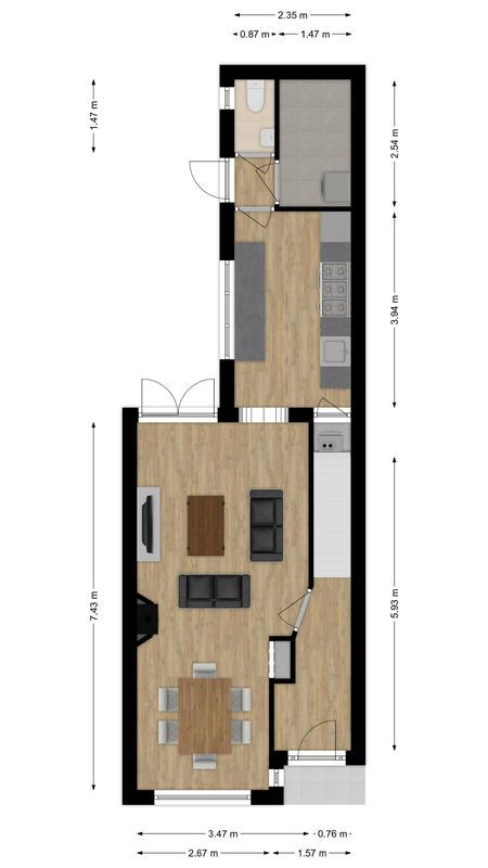 Gildebroedersstraat 24 Floorplan Blur 0
