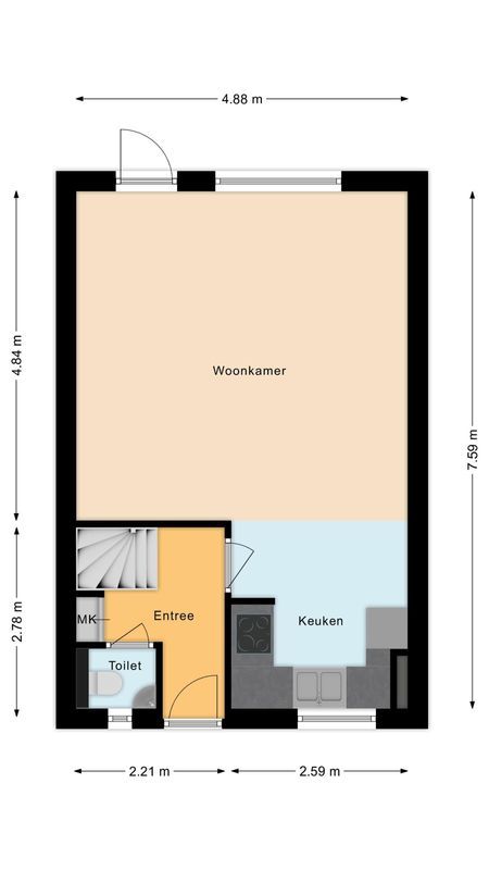 Leemkuylen 71 Floorplan Blur 0