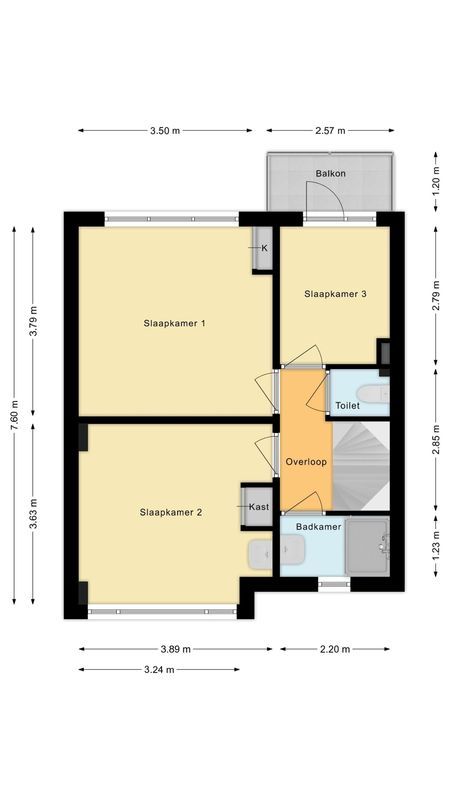 Jan van Eyckgracht 191 Floorplan Blur 1