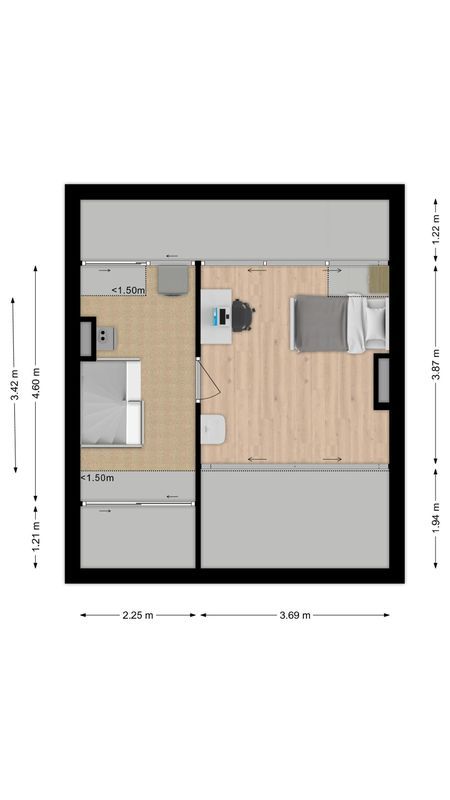 Sint Jorisstraat 6 Floorplan Blur 3