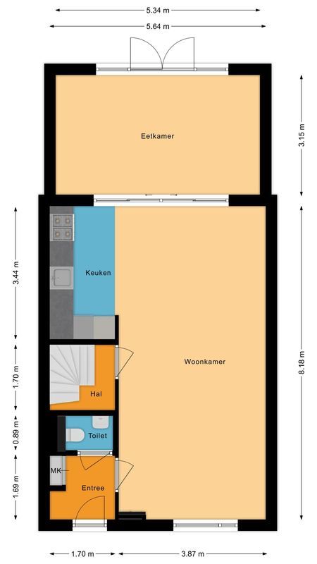 Rooseveltstraat 12 Floorplan Blur 1