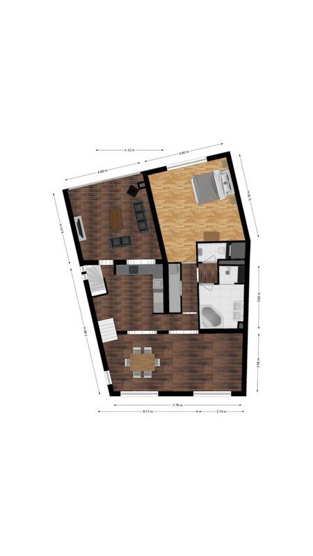 Stevenzandsestraat 250 Floorplan Blur 1