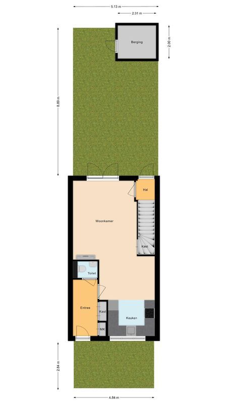 Haansbergseweg 13 Floorplan Blur 2