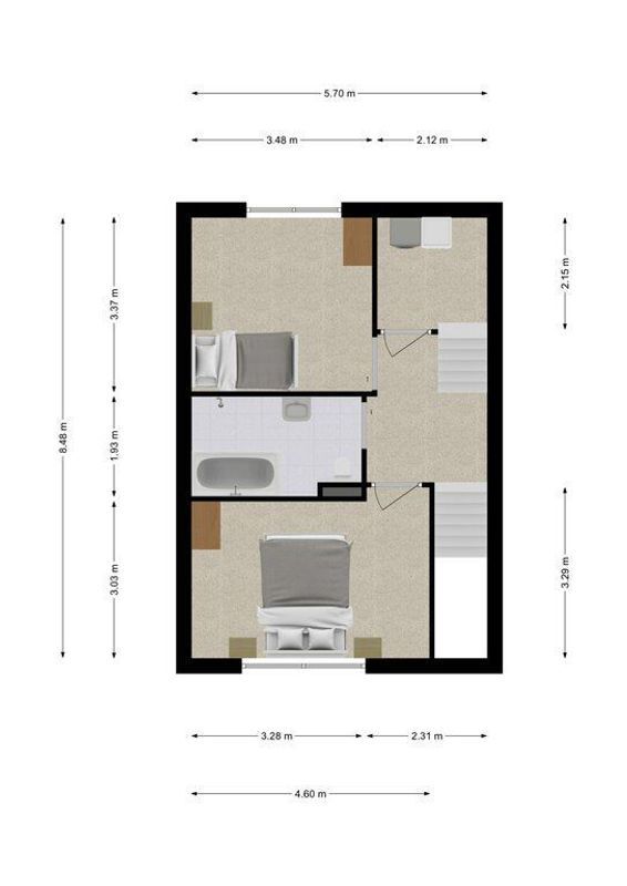Scharwoudestraat 9 Floorplan Blur 1