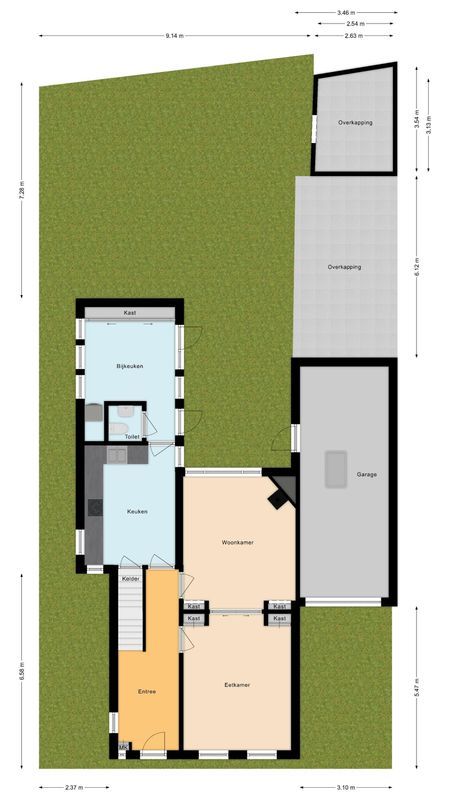 Tuinstraat 7 Floorplan Blur 3