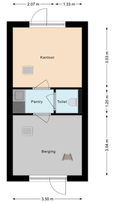 Genoenhuis 45 Floorplan Blur 3