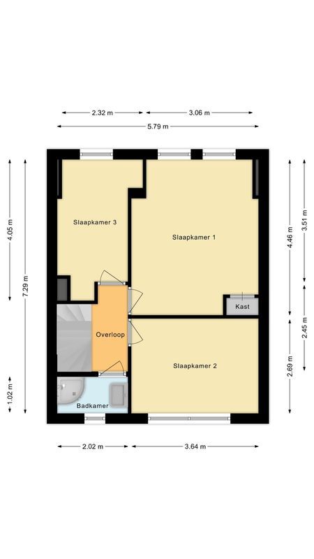 Schoutstraat 16 Floorplan Blur 1