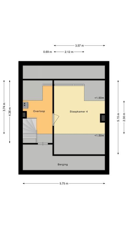 Schoutstraat 16 Floorplan Blur 2