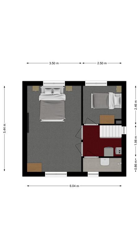 Wethouder van de Lisdonkstraat 4 Floorplan Blur 1