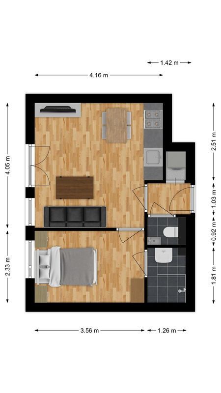 Groeseindstraat 33 - 15 Floorplan Blur 0