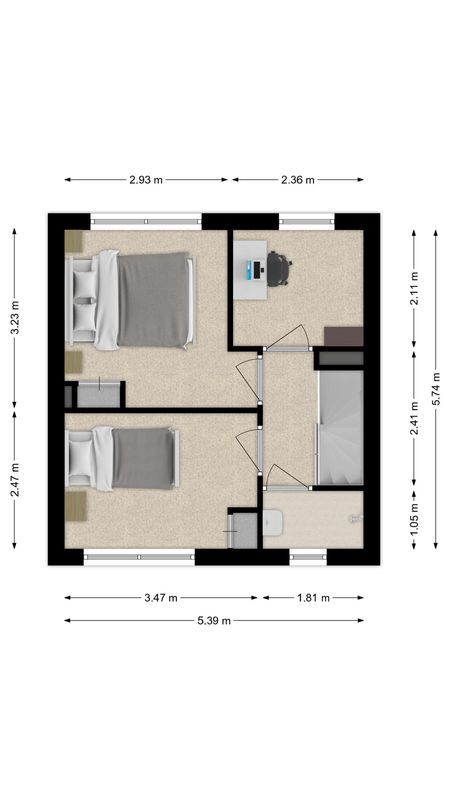 Brasemstraat 23 Floorplan Blur 1