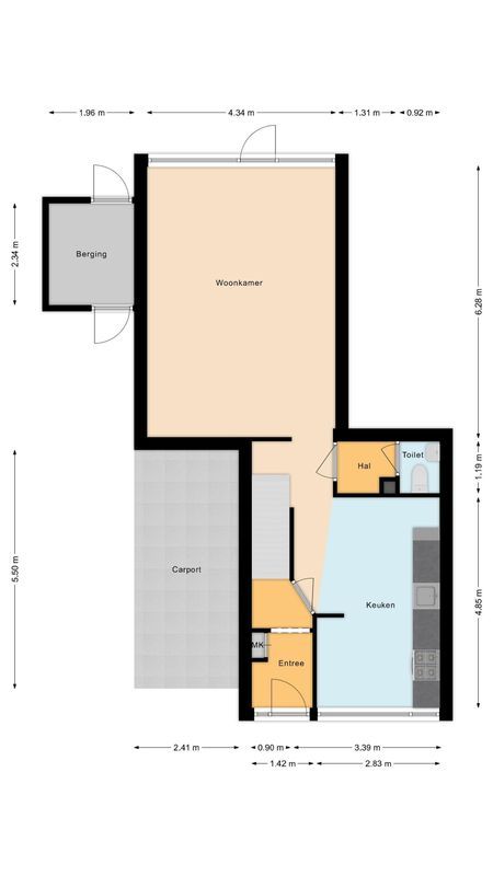 Waleweinlaan 98 Floorplan Blur 1