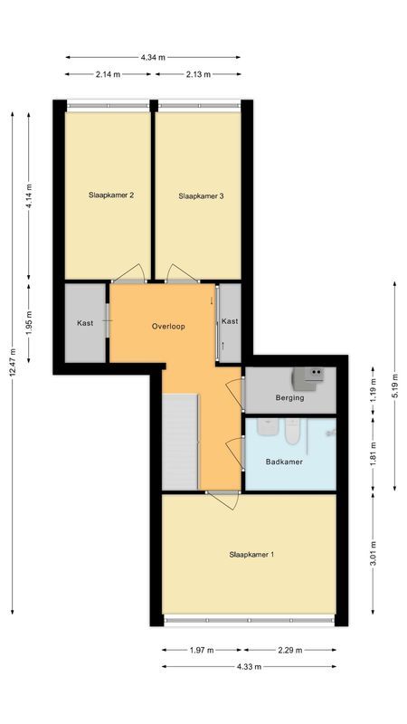 Waleweinlaan 98 Floorplan Blur 2