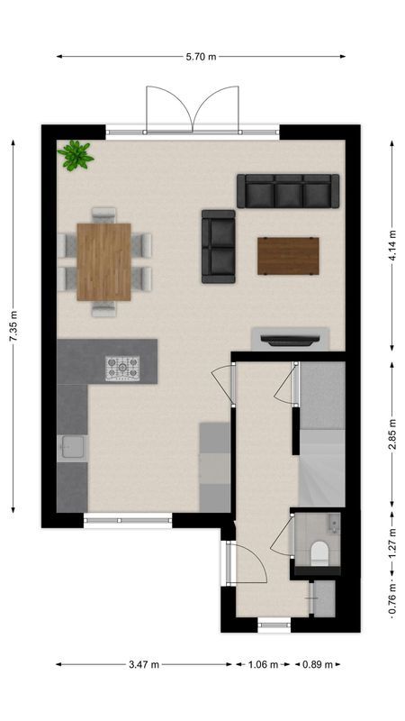 Haydnstraat 5 Floorplan Blur 0