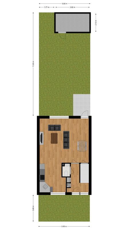 Scharwoudestraat 5 Floorplan Blur 3